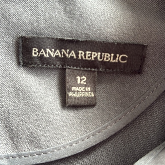 Banana Republic Gray Midi Dress | Size 12 - Picture 5 of 5
